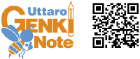 Uttaro GENKI NoteのQRコード